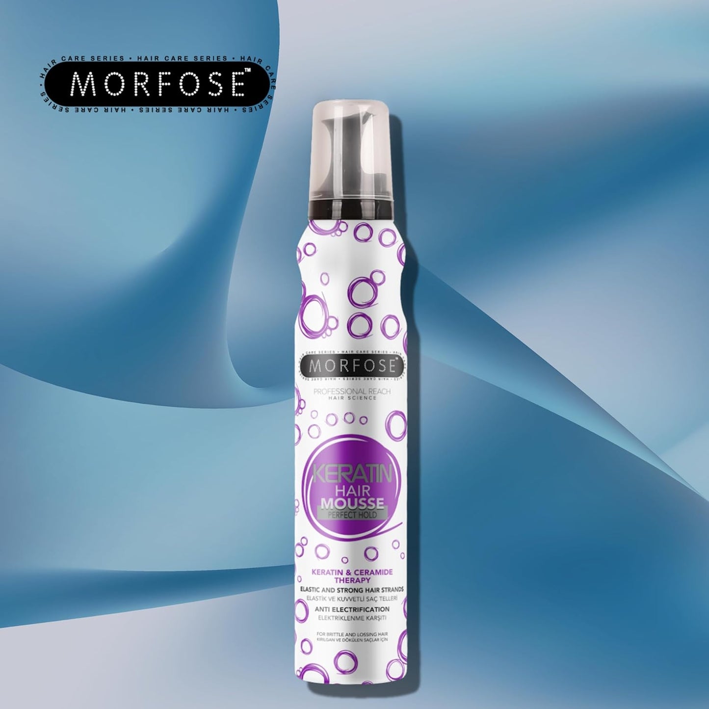 MORFOSE PROFESSIONAL KERATINA HAIR MOUSSE 6.76OZ MKHM