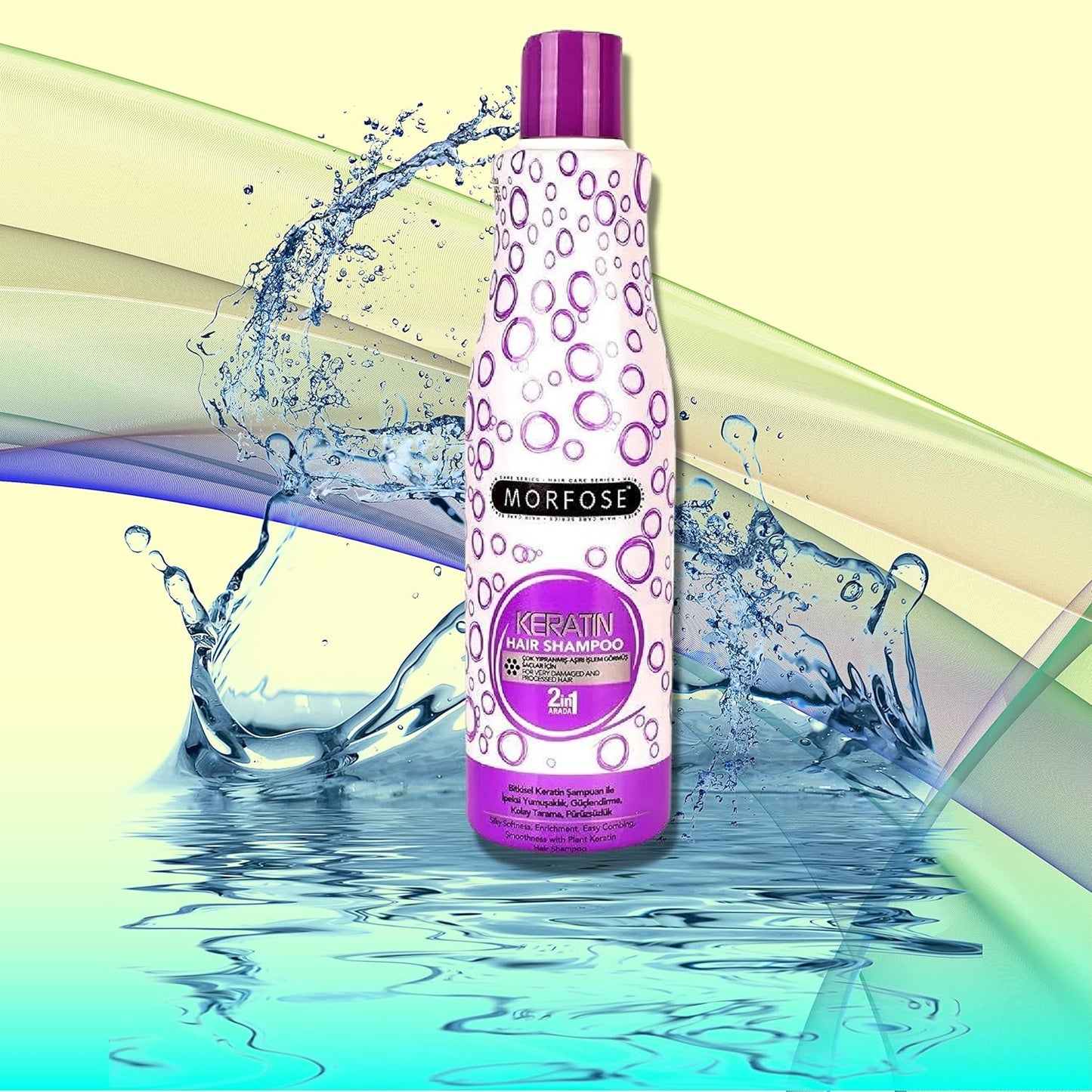 Morfose Professional Keratina Shampoo 16.9oz – Hidratación y Fortaleza para tu Cabello