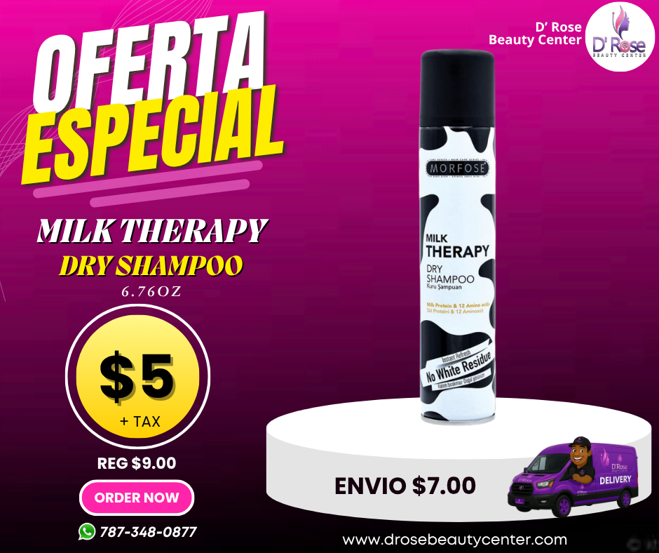 🌟 MORFOSE PROFESSIONAL MILK THERAPY DRY SHAMPOO 6.76OZ (MMTDS)