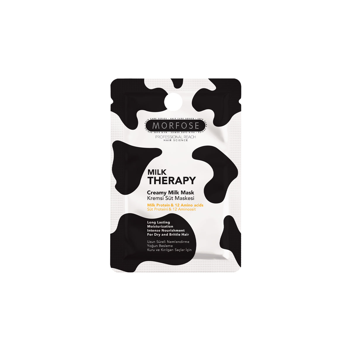 Morfose Professional Milk Therapy Mascarilla .8oz – Hidratación y Reparación Profunda