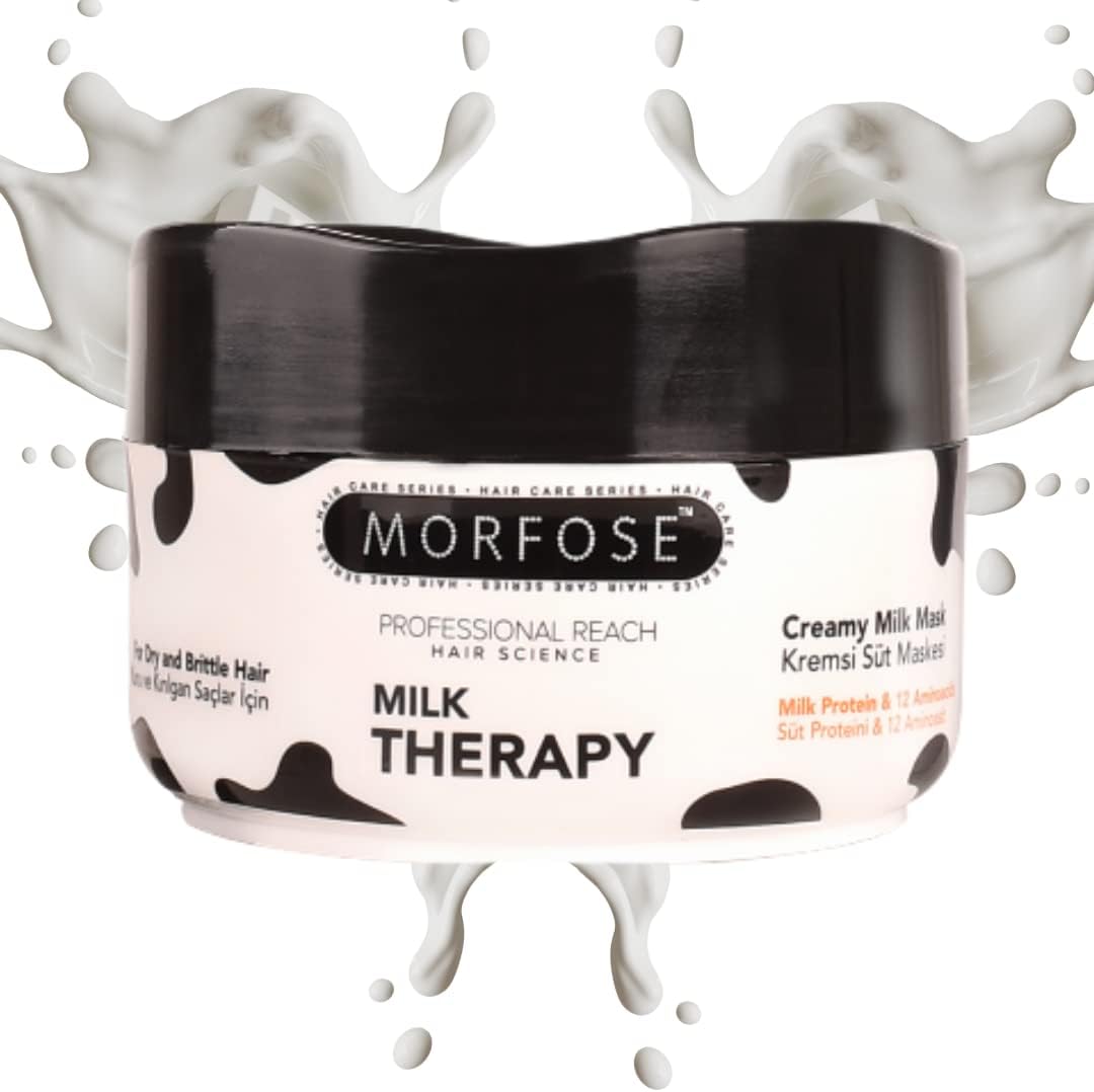 Morfose Professional Milk Therapy Mascarilla .8oz – Hidratación y Reparación Profunda