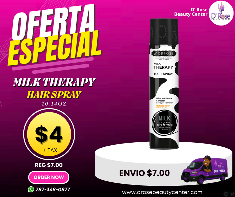 🌟 MORFOSE PROFESSIONAL MILK THERAPY HAIR SPRAY 10.14OZ (MMTHS)