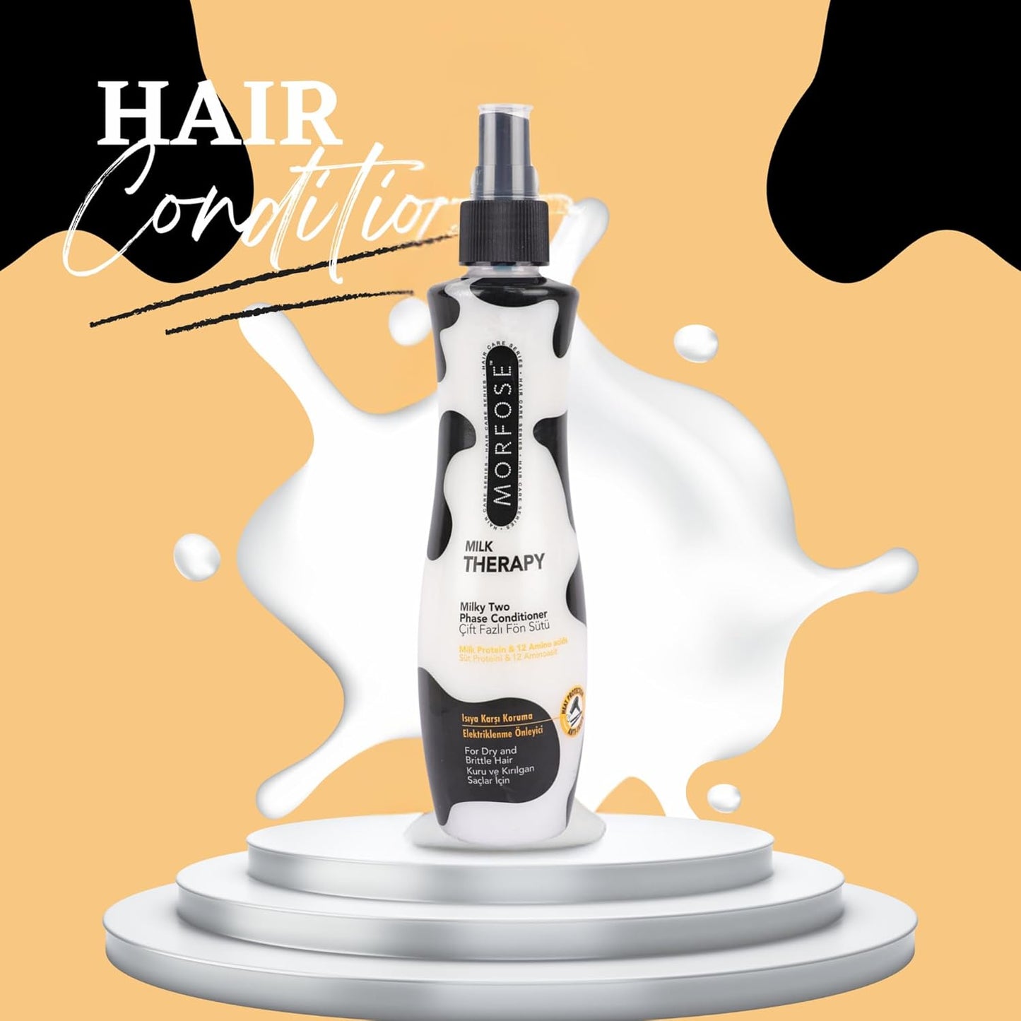 🌟 MORFOSE PROFESSIONAL MILK THERAPY TWO PHASE CONDITIONER 8.11OZ (MMTTPS)