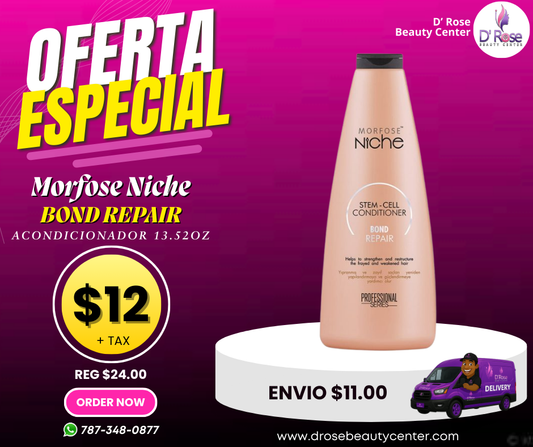 MORFOSE NICHE PROFESSIONAL CÉLULAS MADRES BOND REPAIR ACONDICIONADOR 13.52OZ (MNBRC)