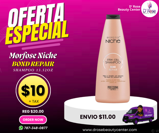MORFOSE NICHE BOND REPAIR SHAMPOO 13.52oz – Stem Cell