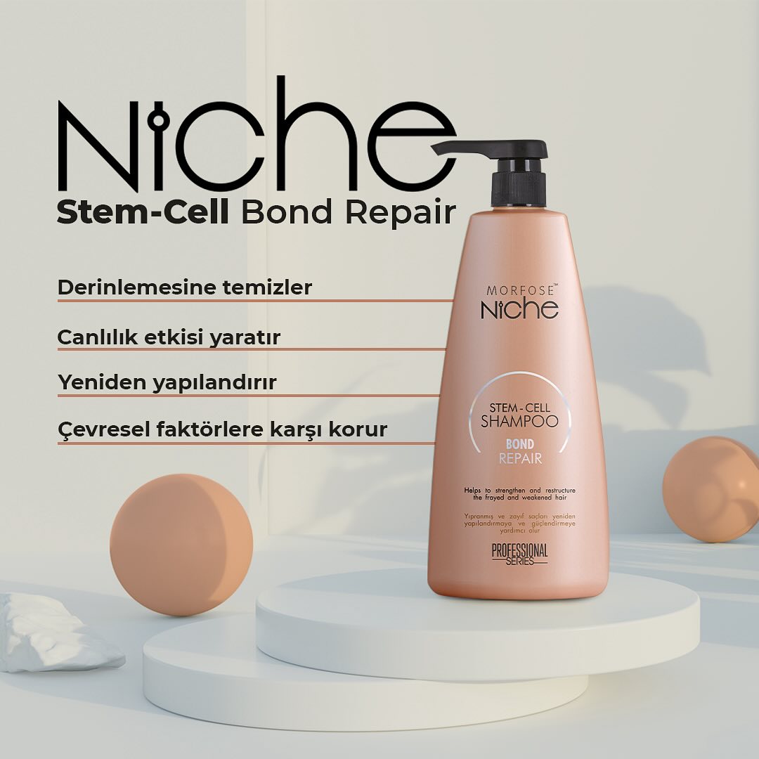MORFOSE NICHE BOND REPAIR SHAMPOO 13.52oz – Stem Cell