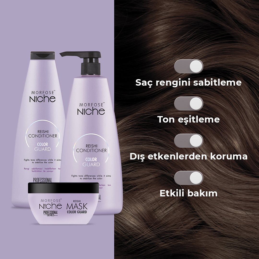 Morfose Niche Color Guard Shampoo 13.52oz – Protección del Color Reishi
