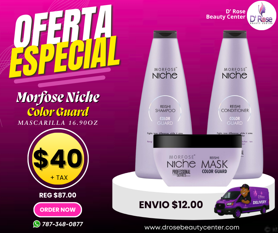 Morfose Niche Color Guard Kit 3PZ – Shampoo + Conditioner + Mascarilla