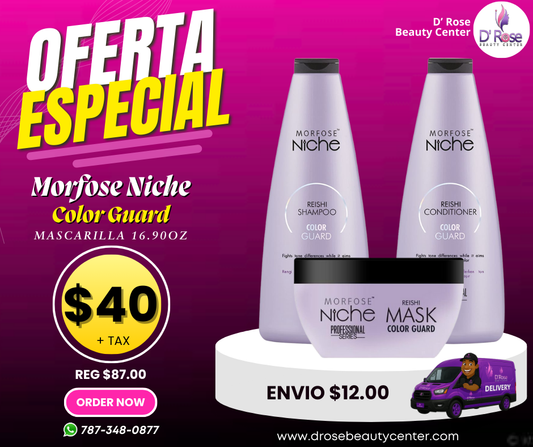 Morfose Niche Color Guard Kit 3PZ – Shampoo + Conditioner + Mascarilla