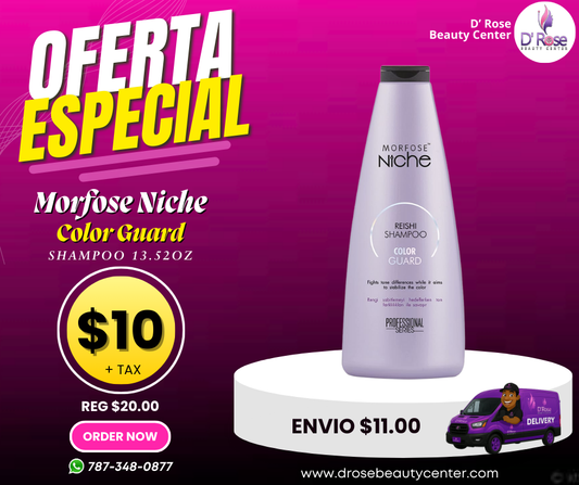 Morfose Niche Color Guard Shampoo 13.52oz – Protección del Color Reishi