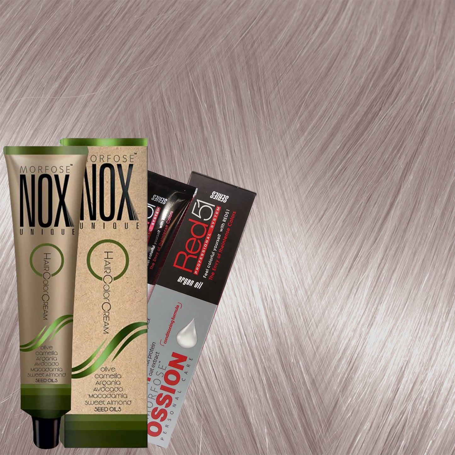 MORFOSE NOX 12.81 INTENSE ASH PLATINUM Crema de Coloración Profesional 60ml