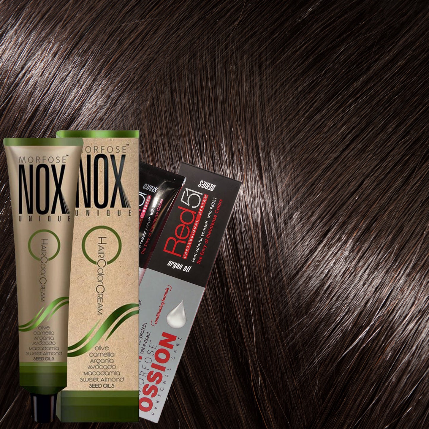MORFOSE NOX 5.77 INTENSE BROWN – Crema de Coloración Profesional 2.11 OZ