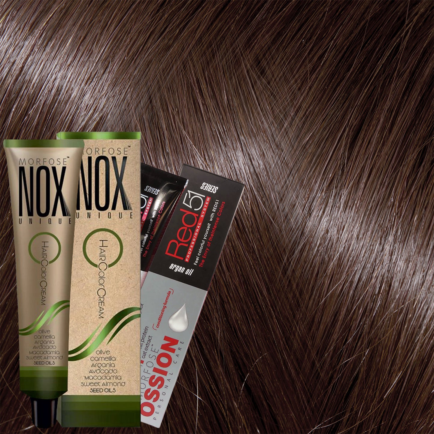 MORFOSE NOX 6.3 DARK AUBURN DORÉ Crema de Coloración Profesional – 2.11 OZ (60 ml)