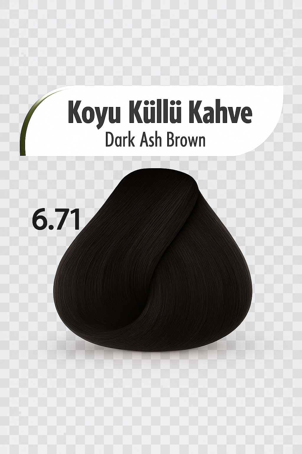 MORFOSE NOX 6.71 DARK ASH BROWN – Crema de Coloración Profesional 60ml