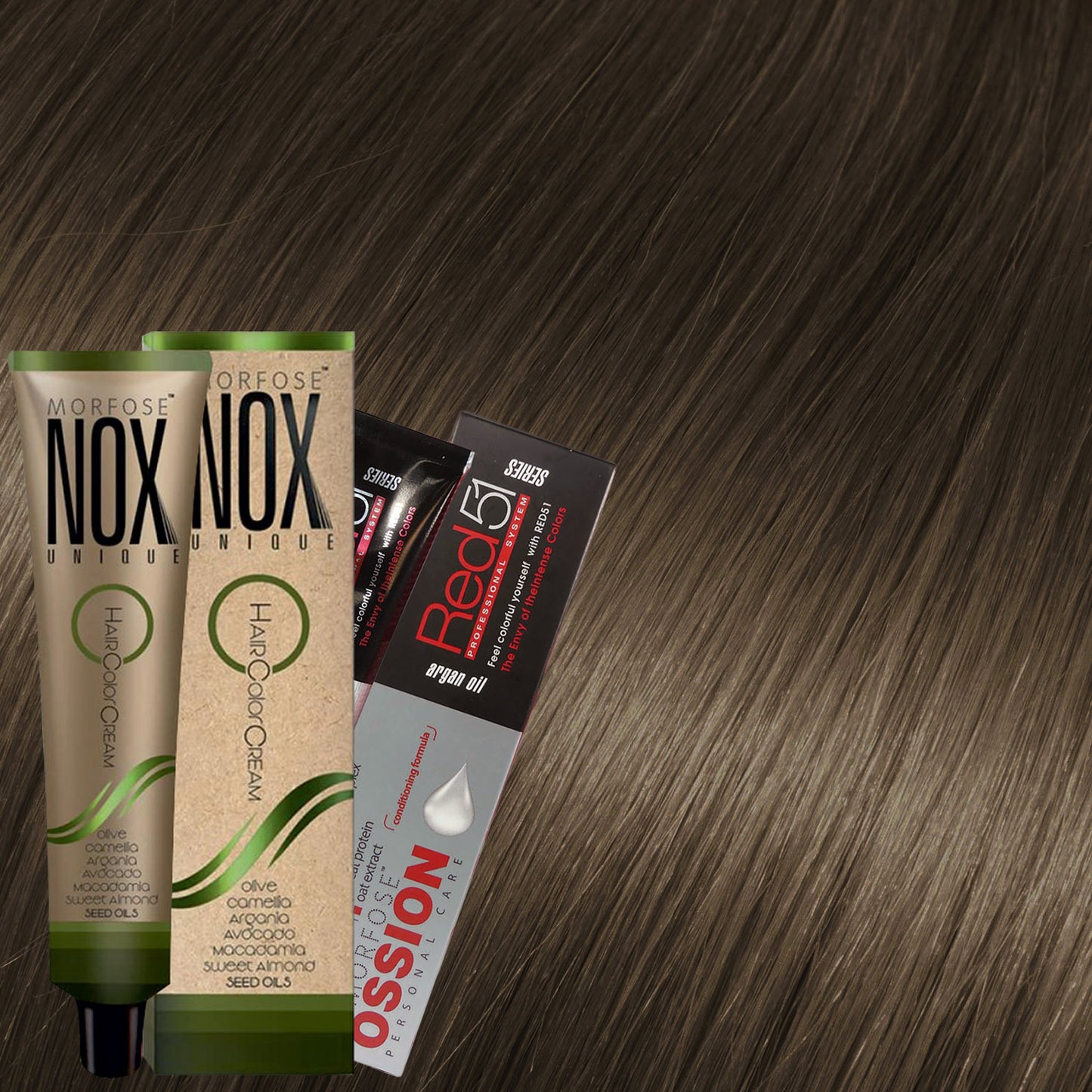 MORFOSE NOX 7.1 ASH AUBURN Crema de Coloración Profesional – 2.11 OZ (60 ml)