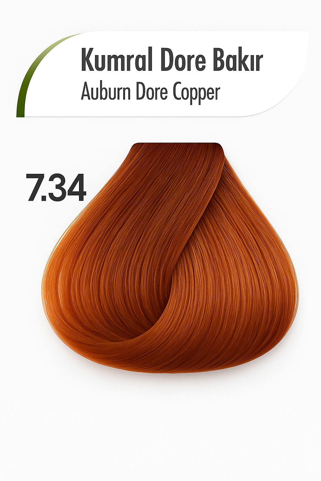 MORFOSE NOX 7.34 LIGHT AUBURN DORÉ COPPER | Crema de Coloración Profesional 60ml