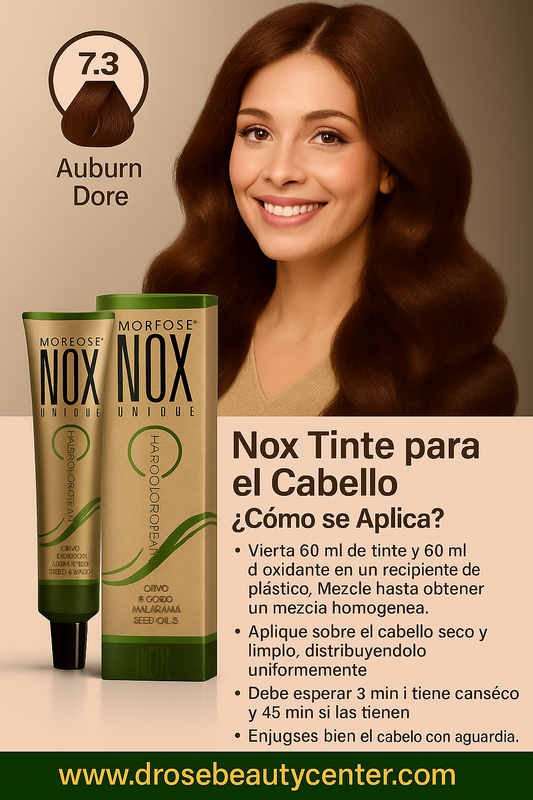 MORFOSE NOX 7.3 AUBURN DORÉ | Crema de Coloración Profesional 60ml