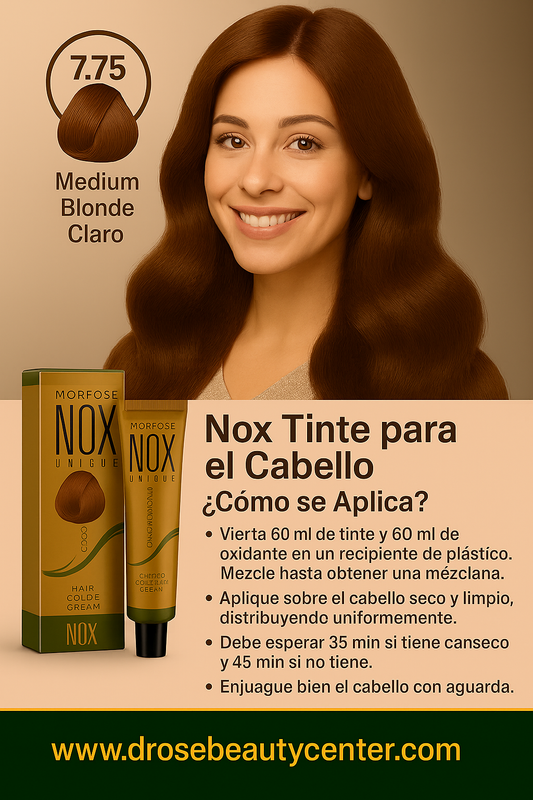 MORFOSE NOX 7.75 MOCHA COFFE – Tinte Profesional 60ml