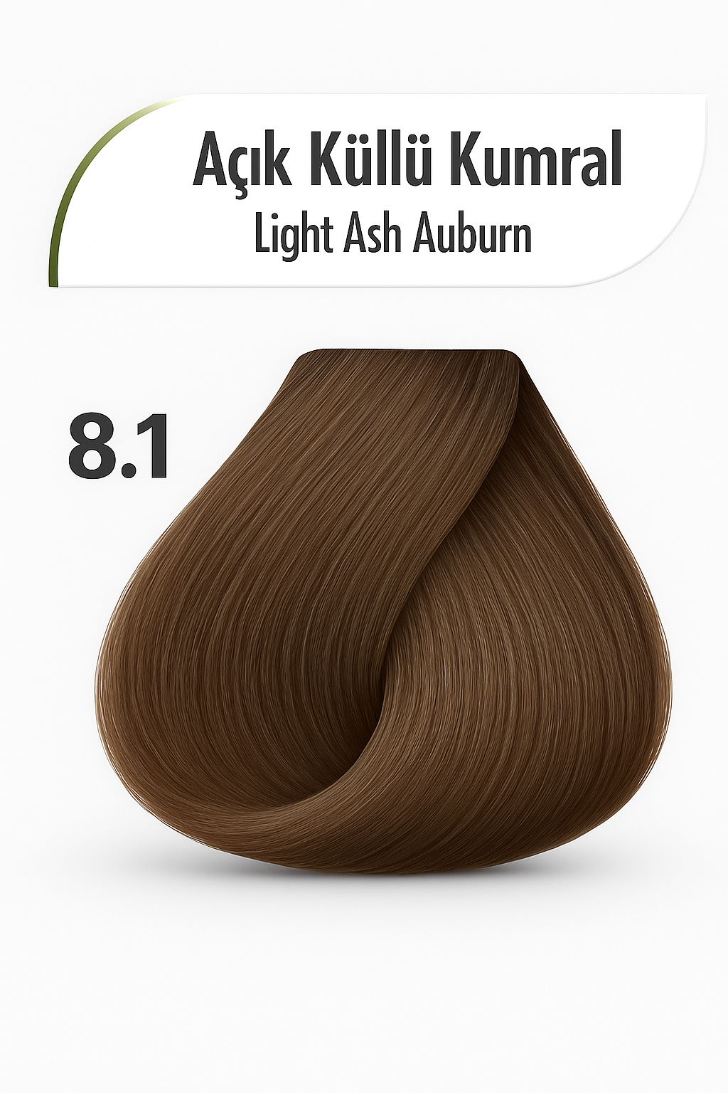 MORFOSE NOX 8.1 LIGHT ASH AUBURN | Crema de Coloración Profesional 60ml