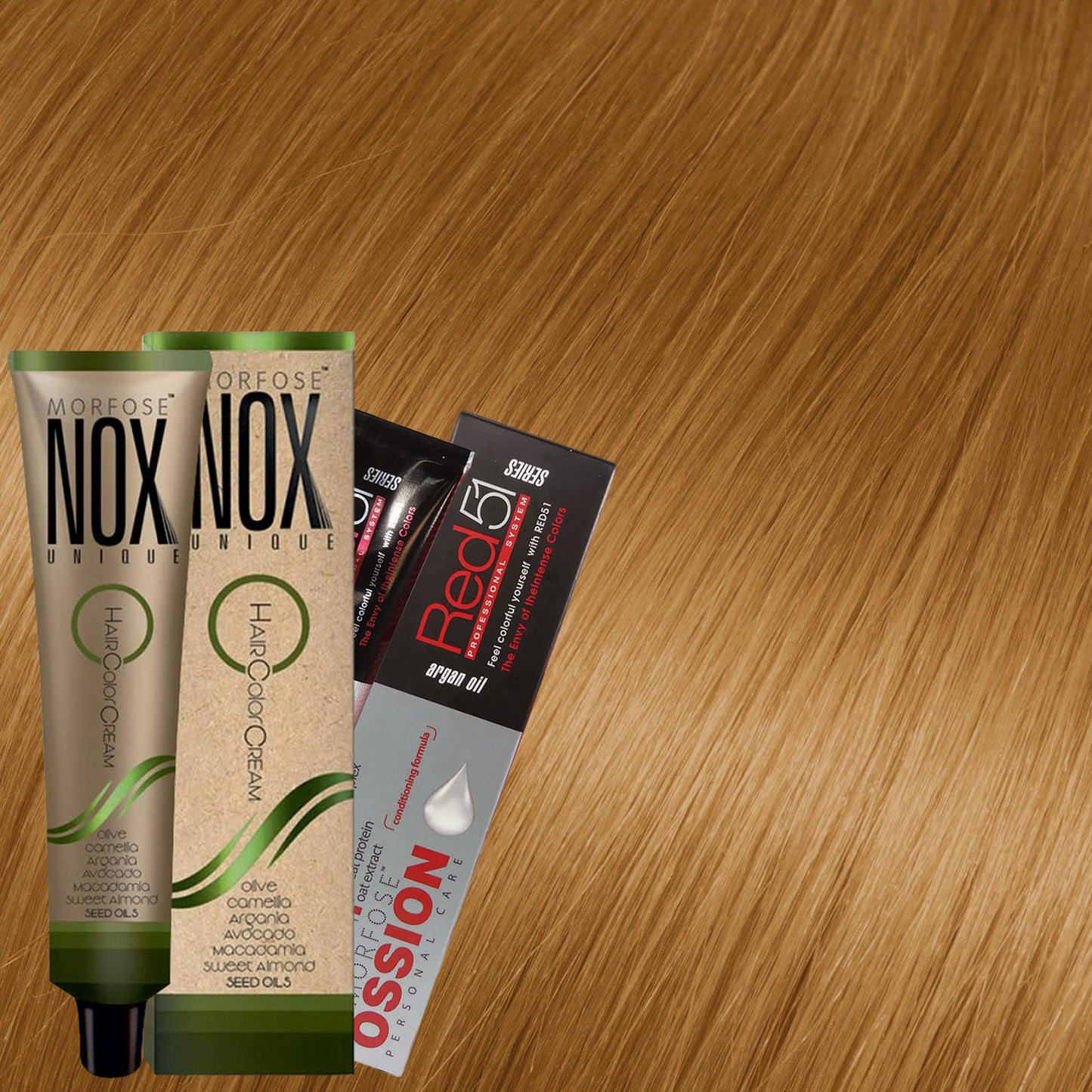 MORFOSE NOX 8.3 LIGHT AUBURN DORÉ | Crema de Coloración Profesional 60ml