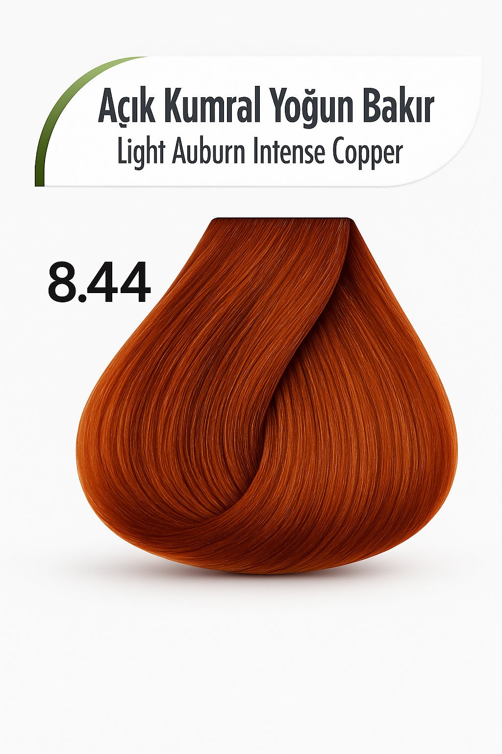 MORFOSE NOX 8.44 LIGHT AUBURN INTENSE COPPER | Crema de Coloración Profesional 60ml