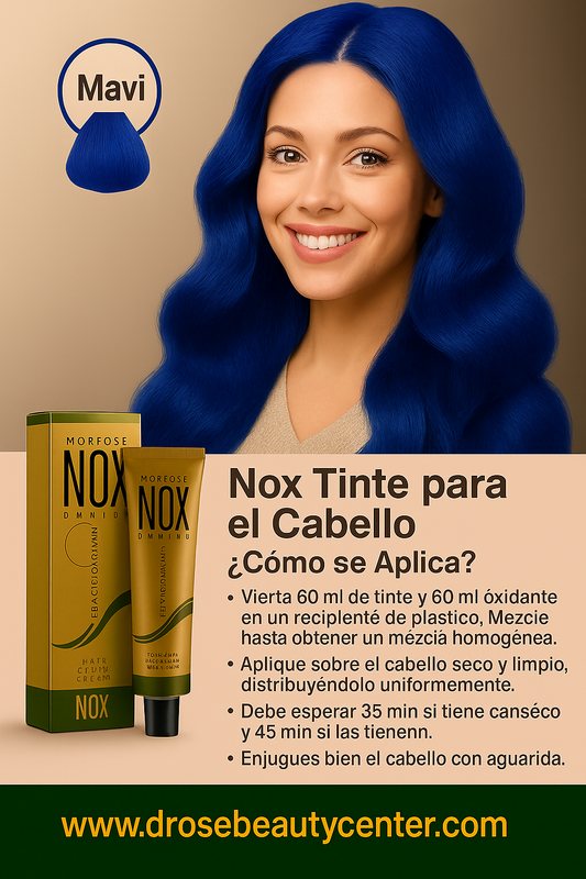 MORFOSE NOX BLUE – Crema de Coloración Profesional 60ml
