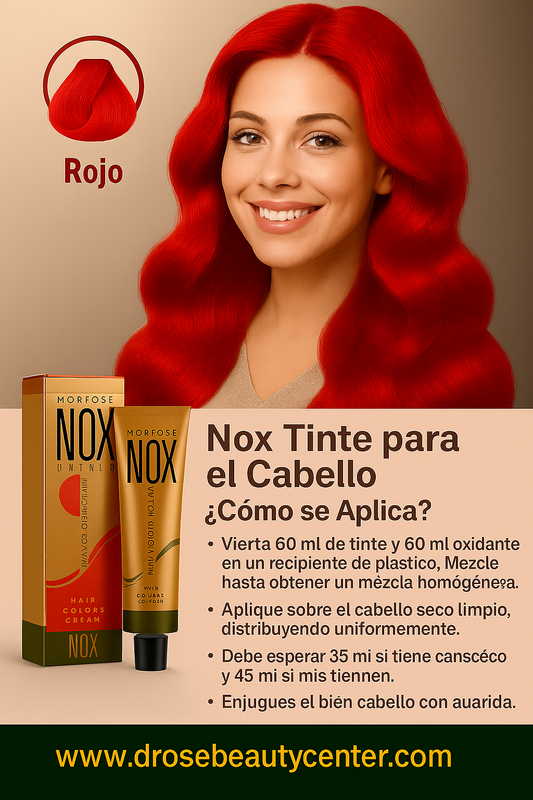MORFOSE NOX RED – Crema de Coloración Profesional 60ml