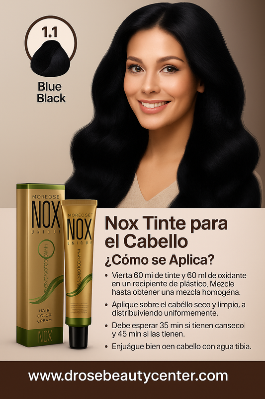 MORFOSE NOX 1.1 BLUE NEGRO – Crema de Coloración Profesional 2.11 OZ