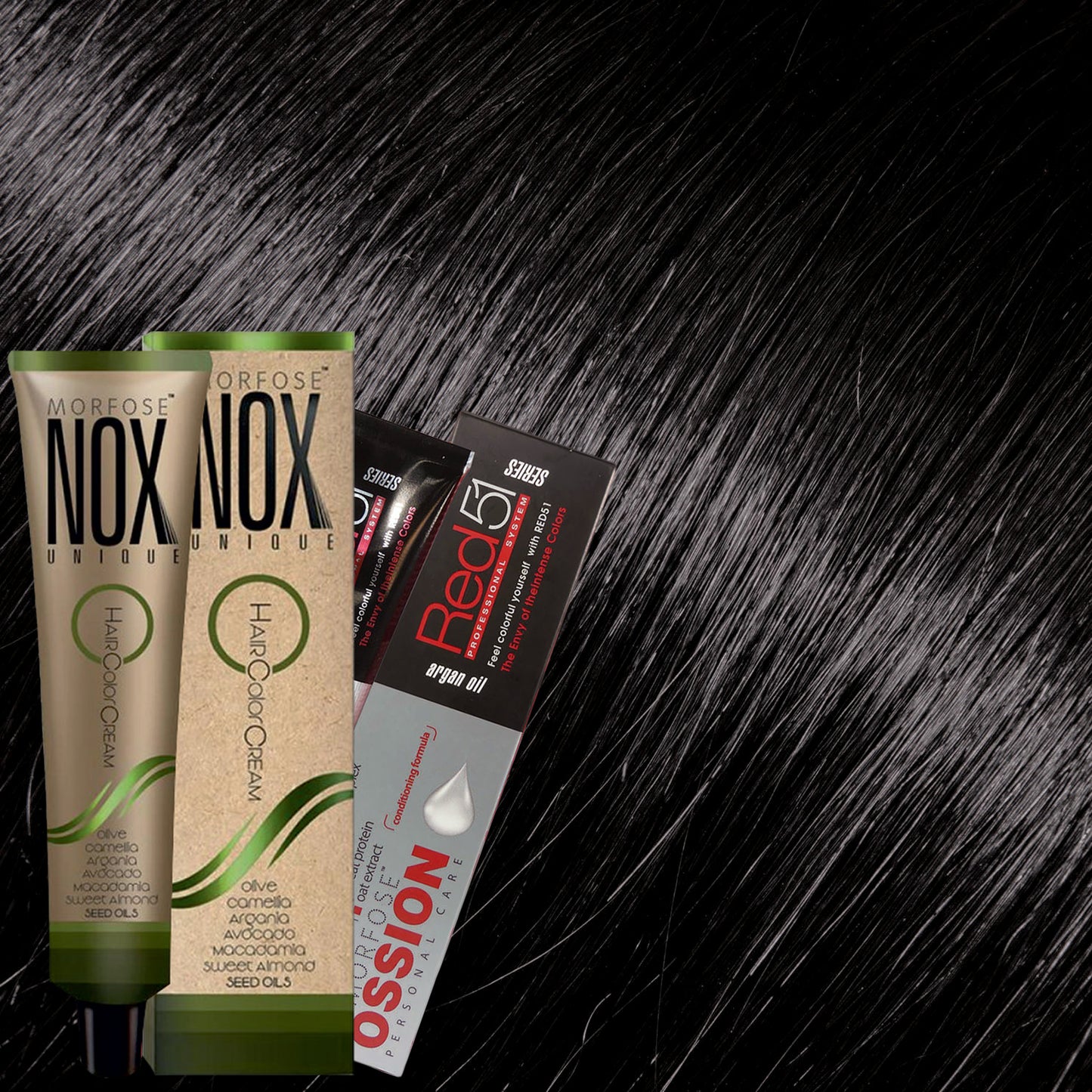 MORFOSE NOX 1 NEGRO – Crema de Coloración Profesional 2.11 OZ