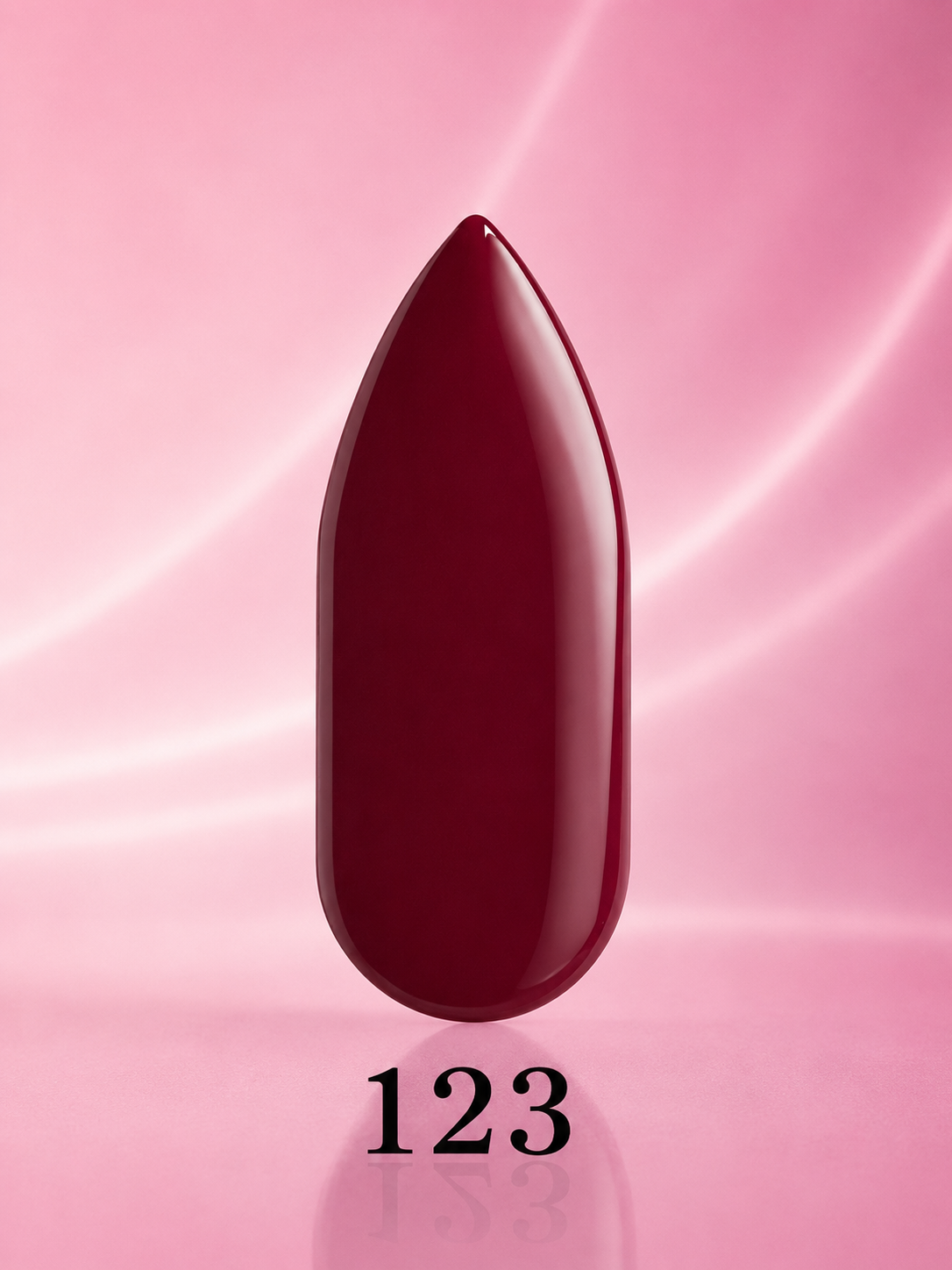 Medusa Nail Polish #123 Esmalte Borgoña Brillante para Uñas