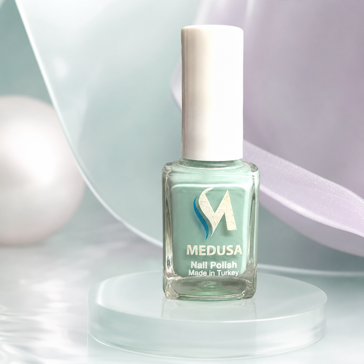 Medusa Nail Polish MNP128 Esmalte Verde Menta Pastel