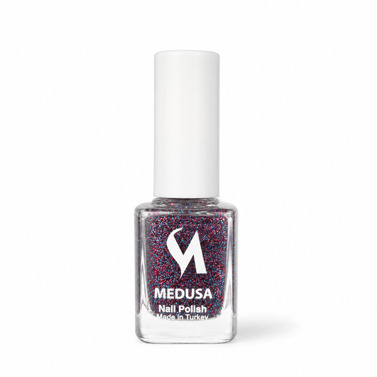 Medusa Nail Polish MNP145 | Esmalte con Glitter Multicolor 0.37 oz