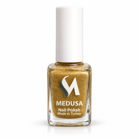 Medusa Esmalte Dorado con Destellos 0.37 oz – MNP146
