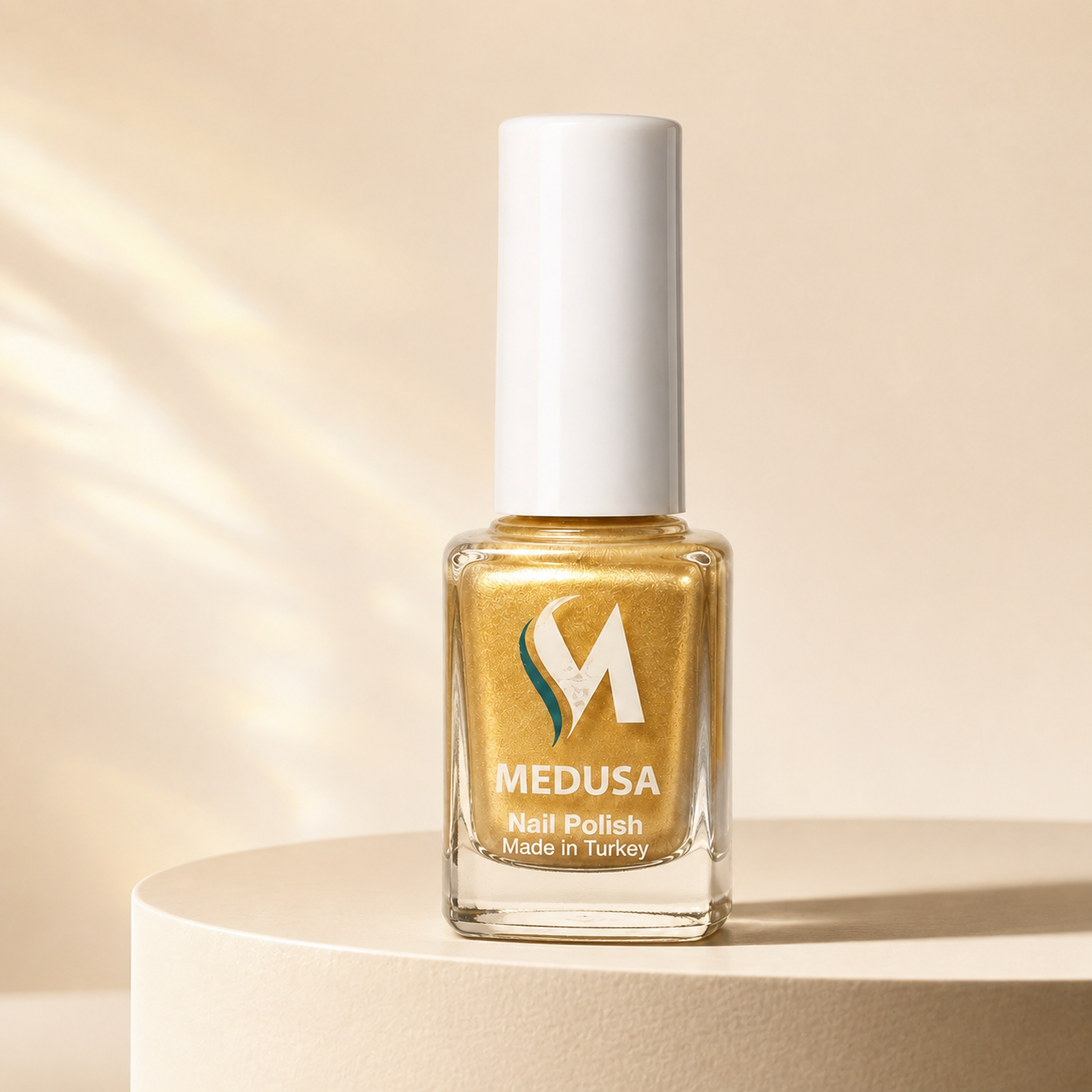 Medusa Nail Polish MNP149 – Esmalte Dorado Metálico