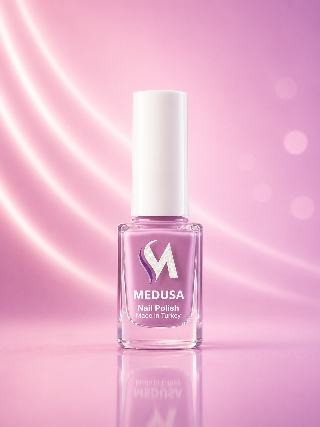 Medusa Nail Polish MNP151 Esmalte Lila Pastel Brillante para Uñas