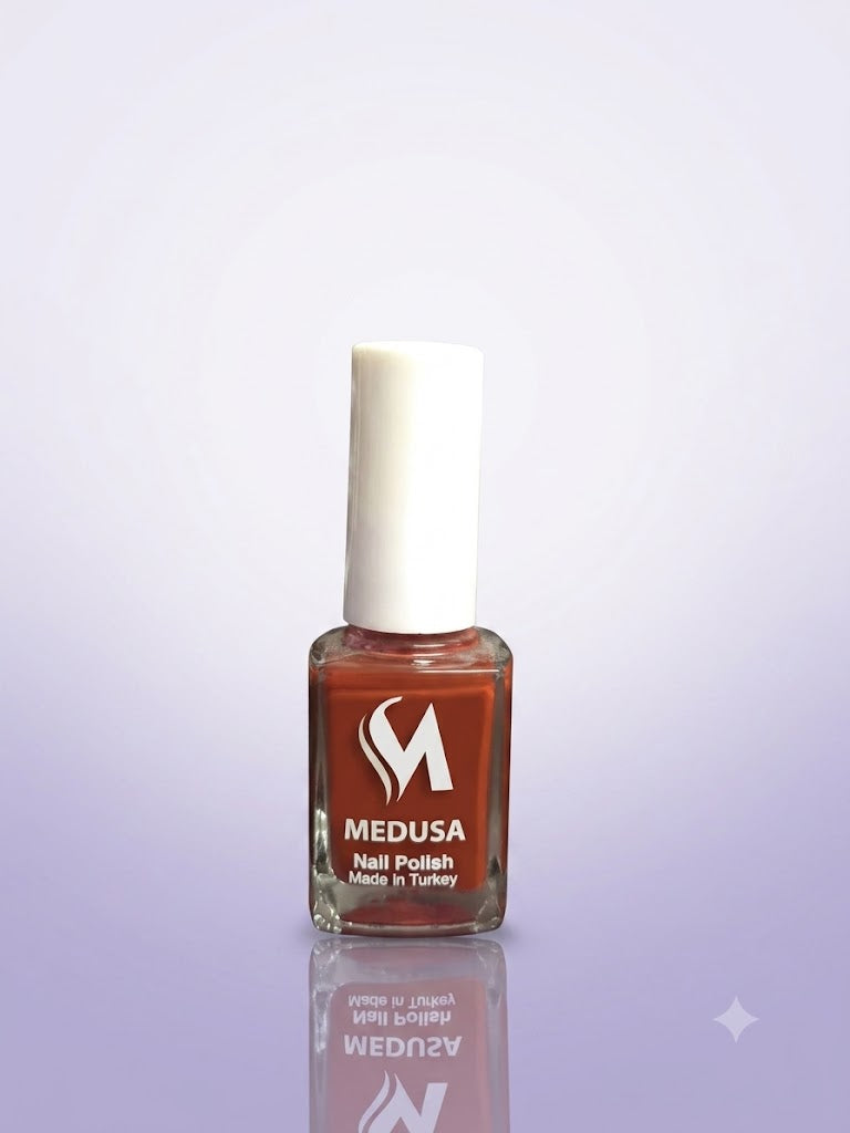 Medusa Nail Polish MNP152 Esmalte Terracota Cálido de Larga Duración