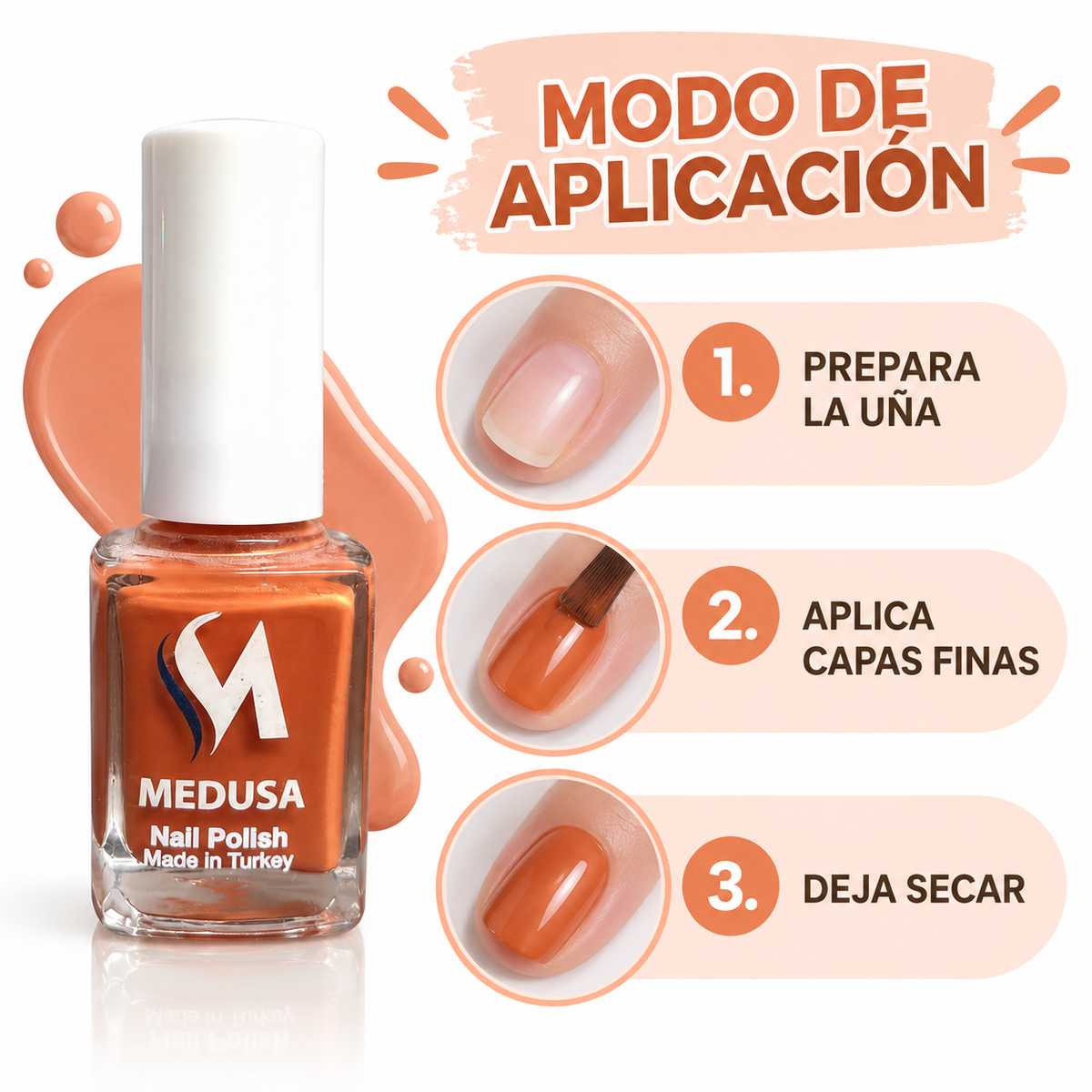 Medusa Esmalte Tradicional MNP154 – 0.37 oz