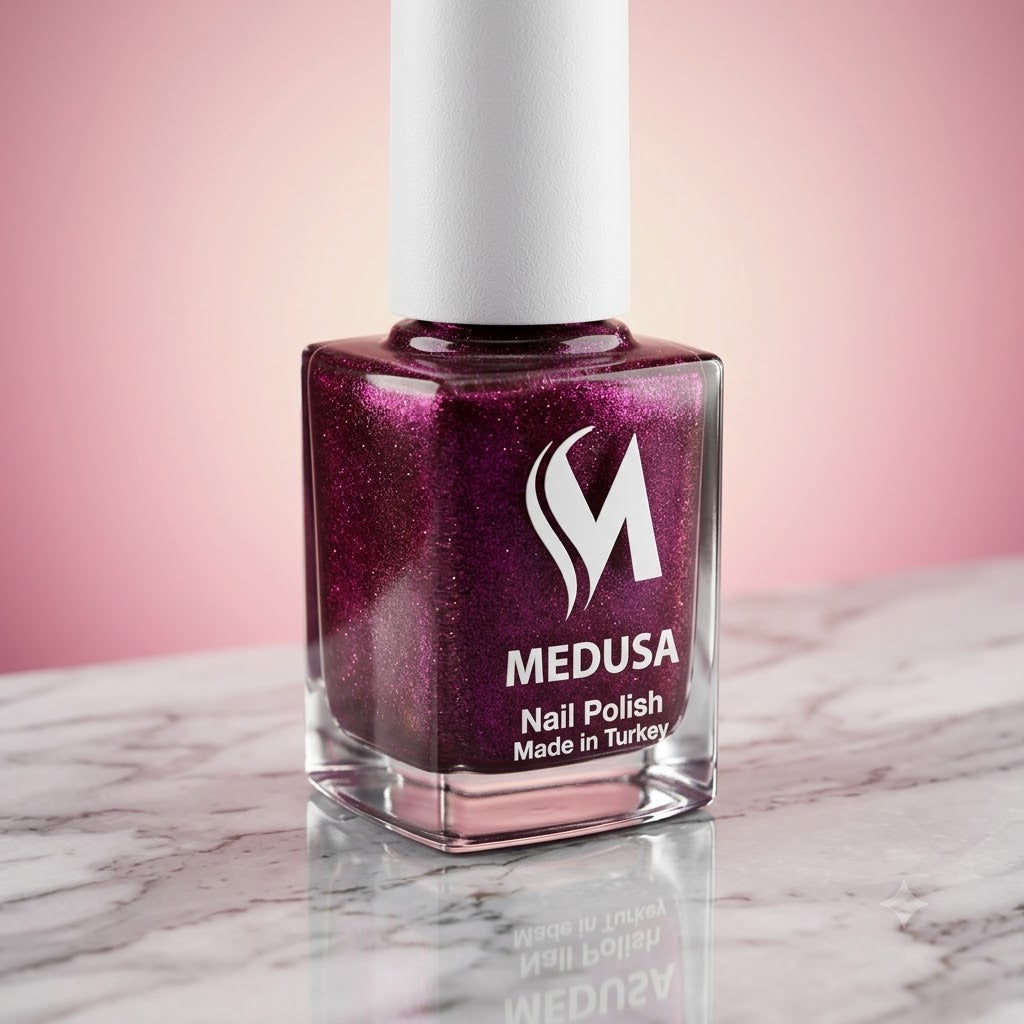Medusa Nail Polish MNP155 Esmalte Vino Shimmer