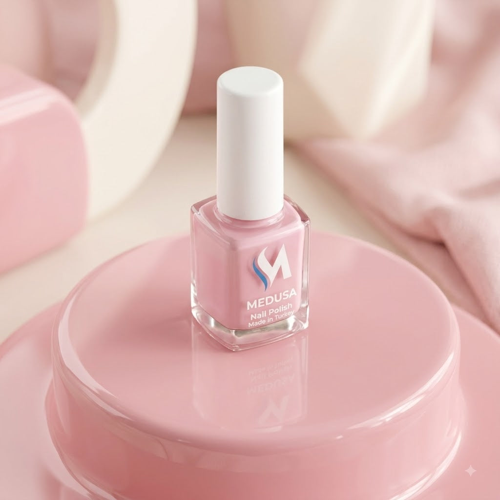 Medusa Nail Polish MNP159 – Esmalte Rosado Claro Cremoso