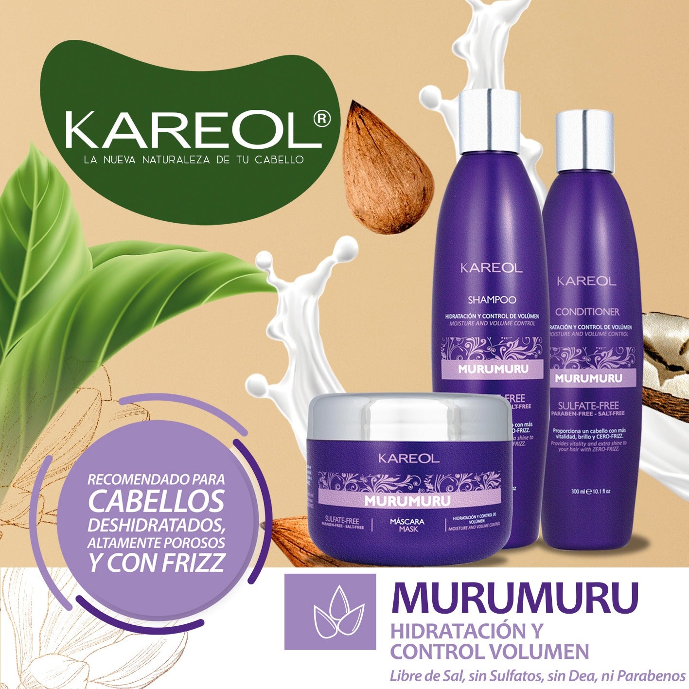 KAREOL MURUMURU MASCARILLA 10.58OZ 385030300