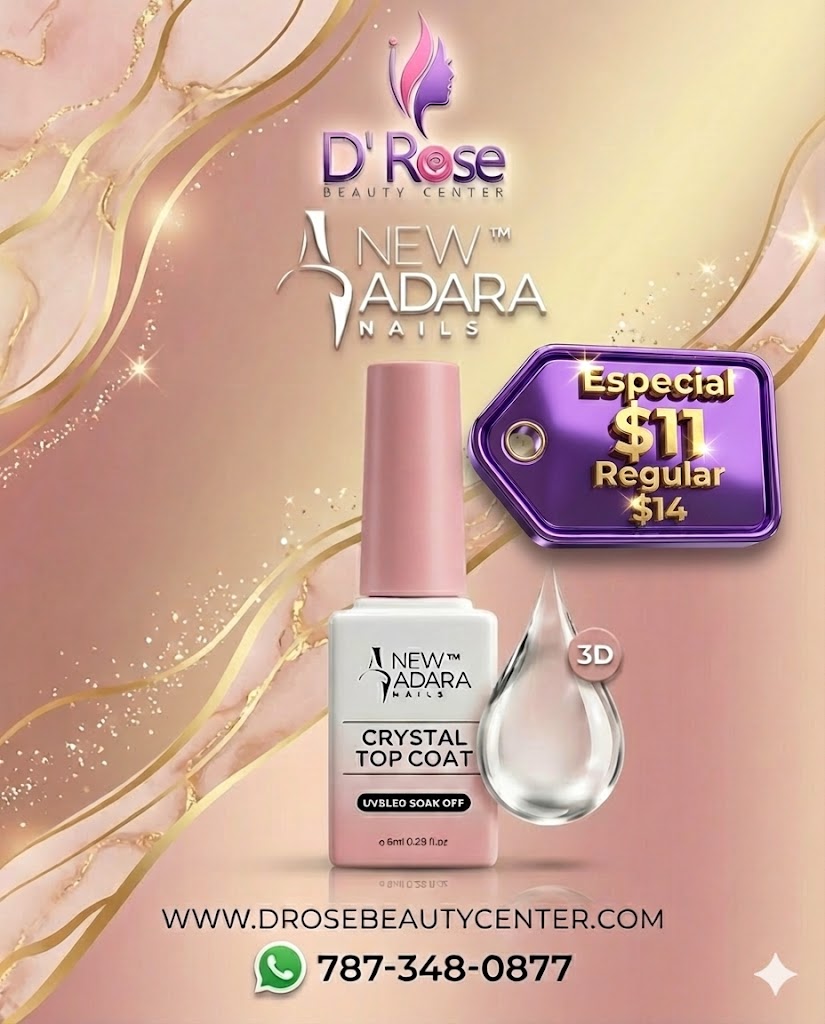 ✨💎 NEW ADARA™ CRYSTAL TOP COAT – Brillo Espejo & Protección Profesional | 0.28 oz