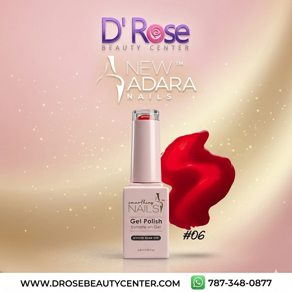 💅✨ NEW ADARA™ NAILS Gel Polish #06 – Color Intenso, Brillo Profesional y Fórmula Clean | 0.28 oz
