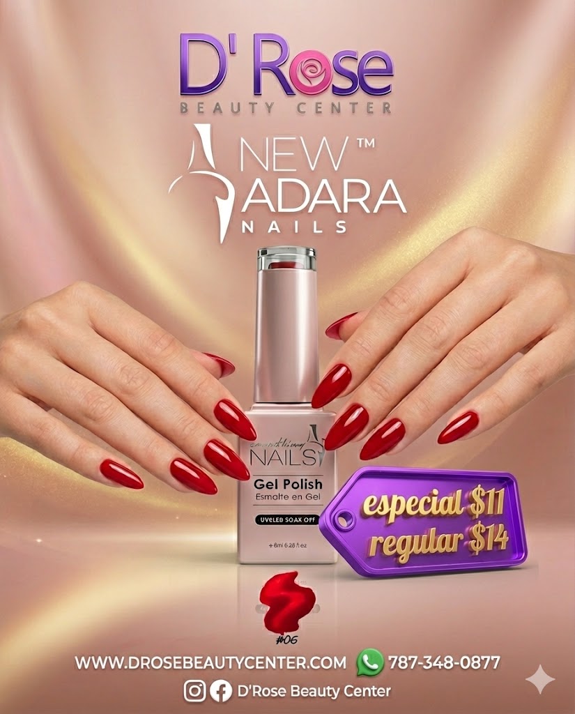 💅✨ NEW ADARA™ NAILS Gel Polish #06 – Color Intenso, Brillo Profesional y Fórmula Clean | 0.28 oz