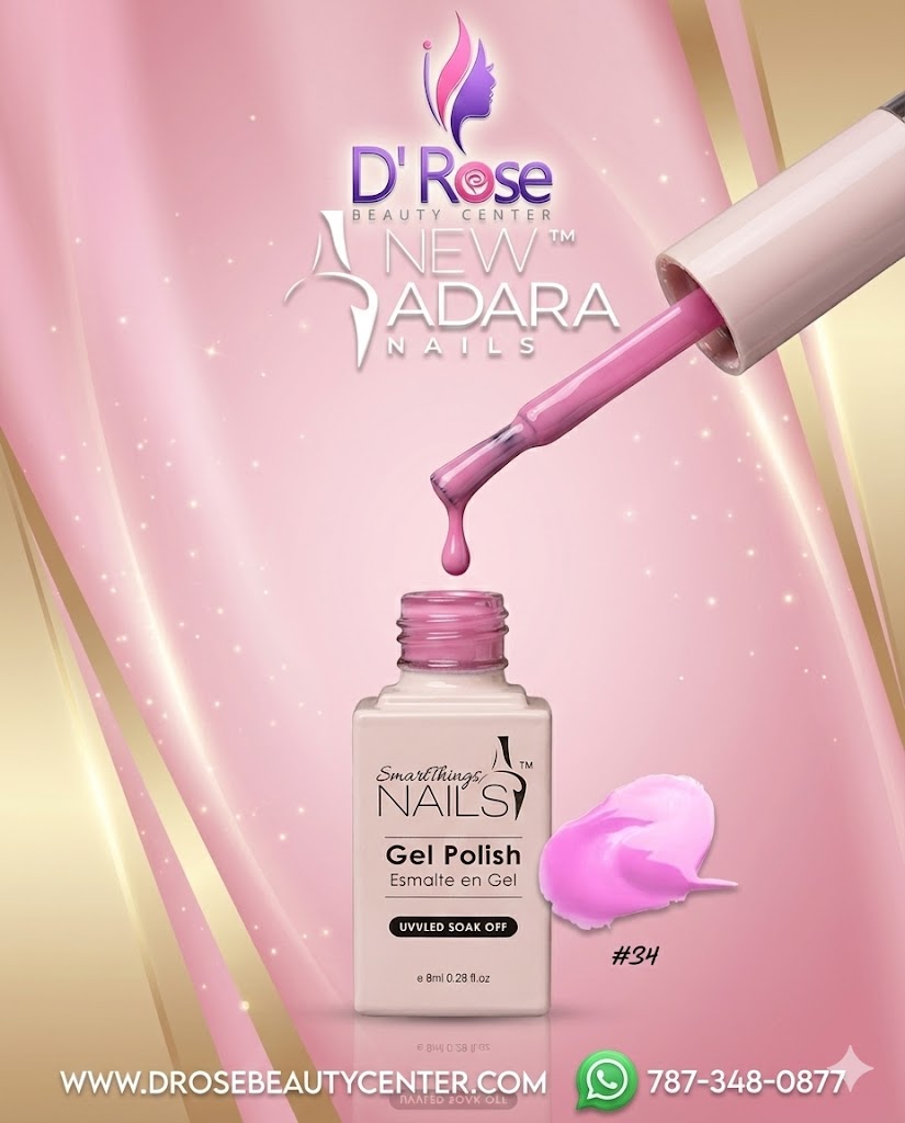 💅✨ NEW ADARA™ NAILS Gel Polish #34 – Color Moderno, Brillo Intenso y Fórmula Clean Profesional | 0.28 oz