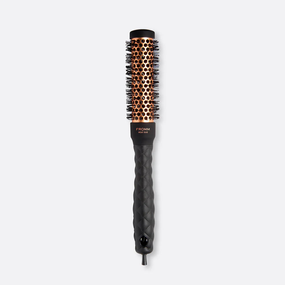 FROMM Heat Duo Cepillo Térmico Redondo Copper X Ceramic 1” NBB018 para Raíces, Flequillos y Blowouts de Precisión
