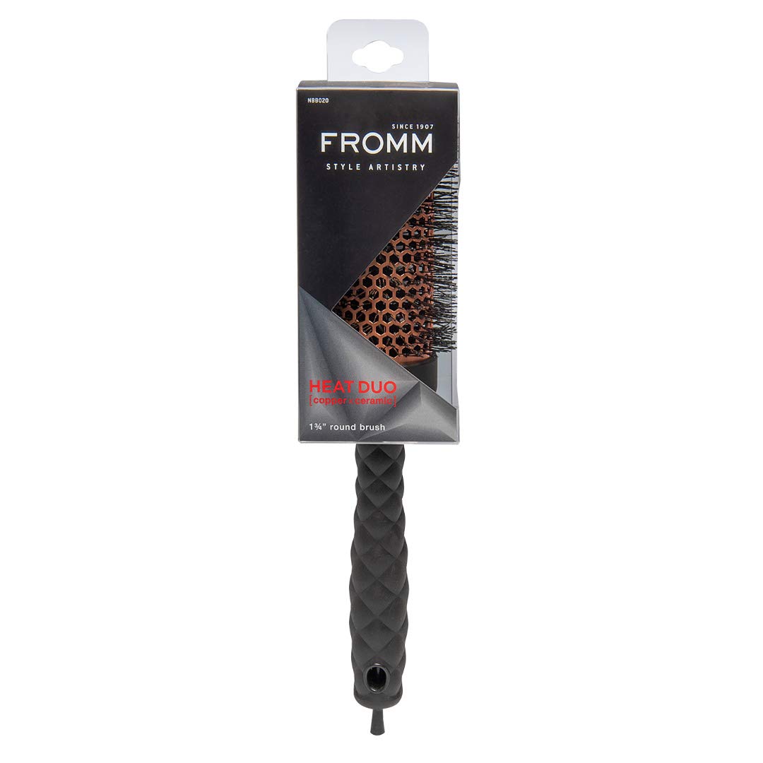 FROMM Heat Duo Cepillo Térmico Redondo Copper X Ceramic 1 ¾” NBB020 para Blowouts Profesionales