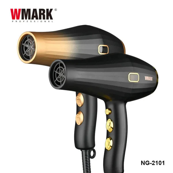 WMARK Professional Hair Dryer NG-2101 2400W – Secador Profesional con Motor AC y Pantalla LED