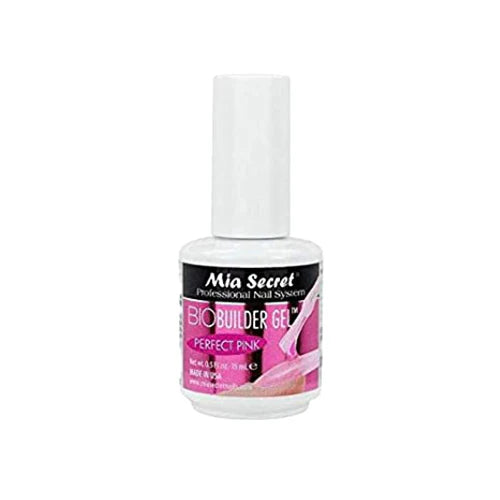 💅✨ Mia Secret® BIO BUILDER GEL PERFECT PINK 0.5 oz (15 ml) (BG-71) — Sistema Profesional para Dipping y Extensiones Sin Monómero ✨💅