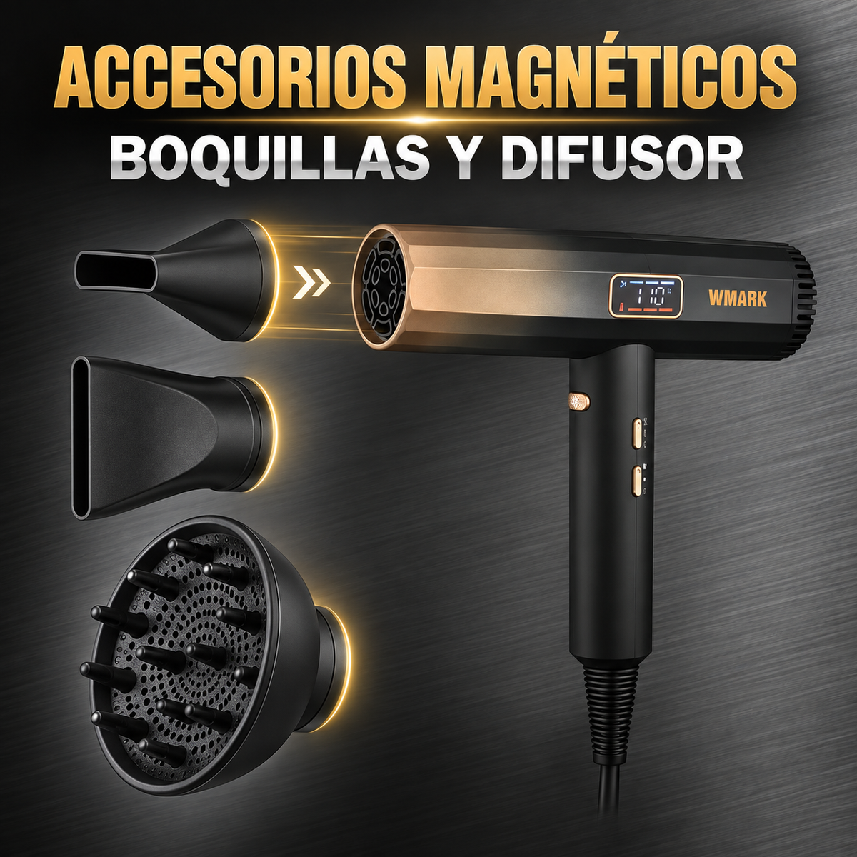 Wmark Professional High Speed Hair Dryer 2000 W NG-9106