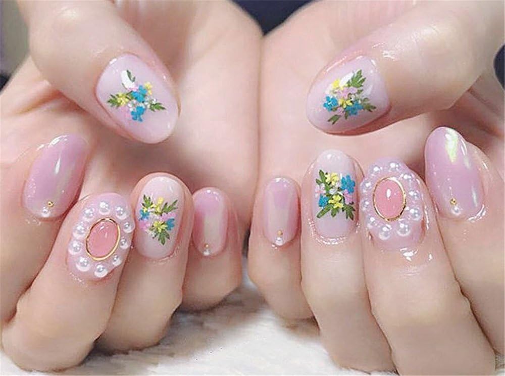 Spiral Kit de Flores Secas Naturales para Nail Art NSB0204